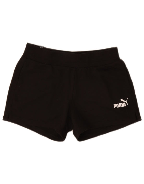Puma Pantalones cortos deportivos para mujer UK 10 Small Black