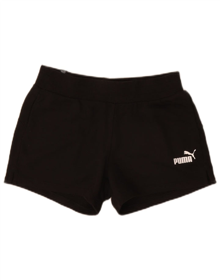 Puma Pantalones cortos deportivos para mujer UK 10 Small Black