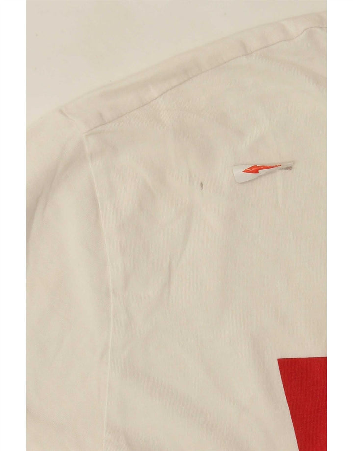 Levi's Camiseta gráfica para hombre Top grande de algodón blanco