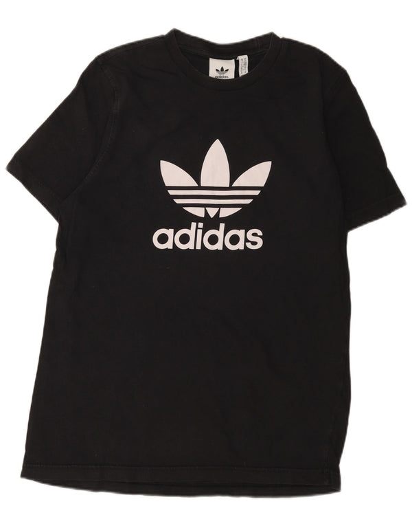 Adidas - Camiseta gráfica para hombre, talla mediana, algodón negro
