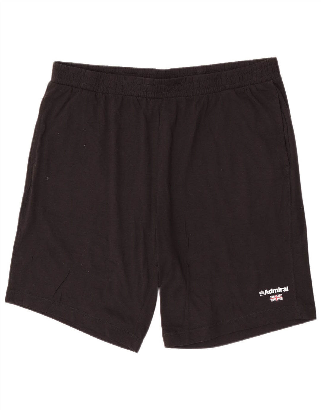 Admiral Pantalones cortos deportivos para hombre 3XL Algodón negro