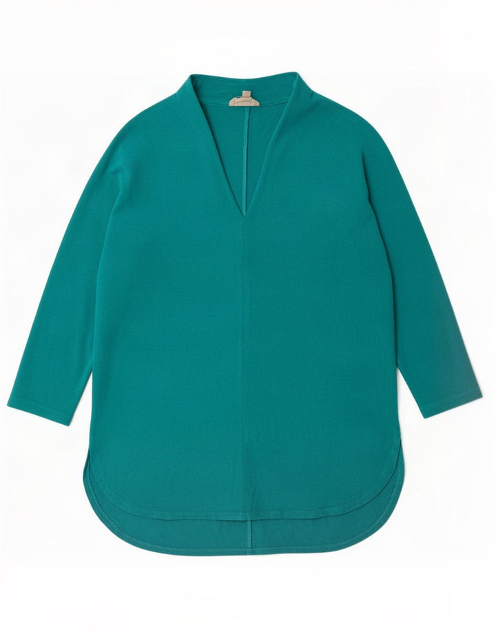 Phase Eight Top tipo túnica extragrande de manga 3/4 para mujer UK 8 Small Turquesa