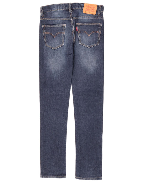 Levi's Vaqueros pitillo 510 para niños 13-14 años W28 L30 Azul