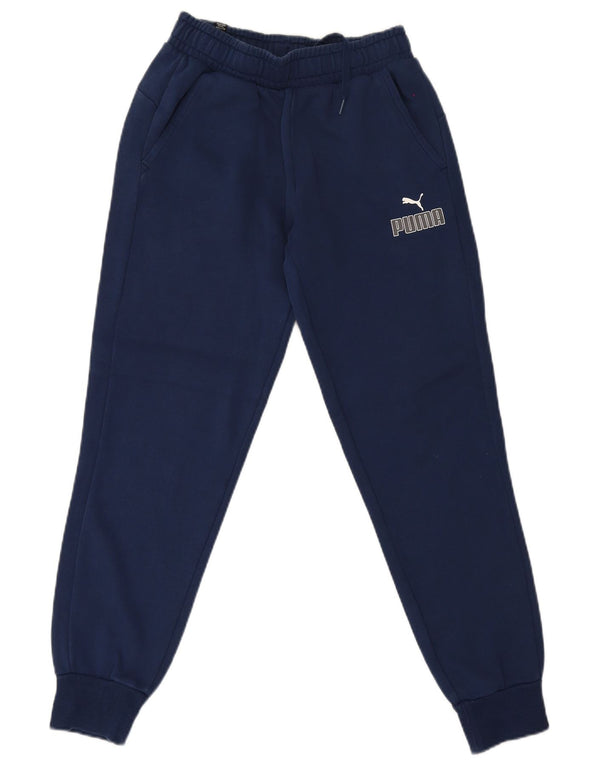 Puma Pantalones De Chándal Con Gráficos Para Hombre Joggers Small Azul Marino