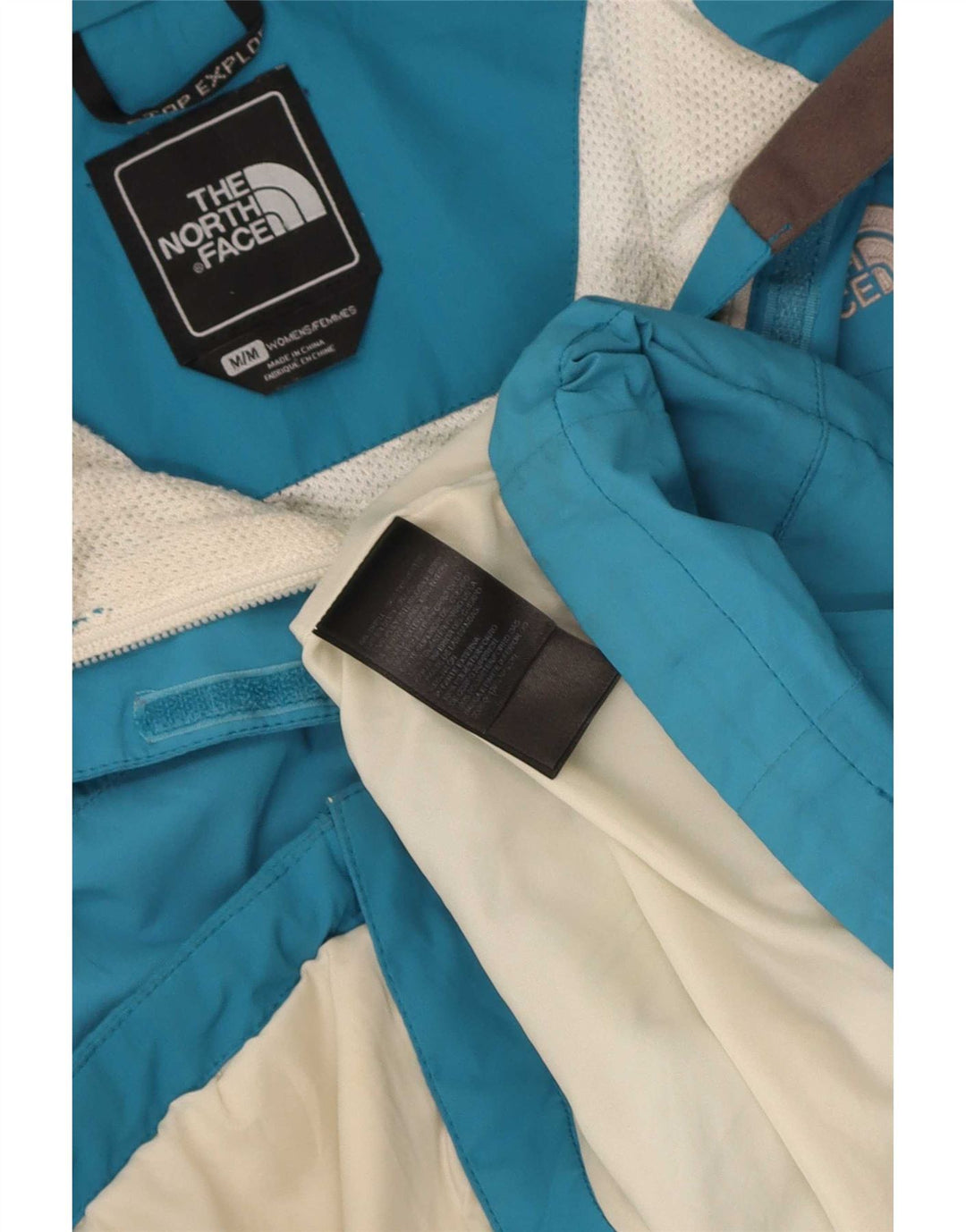 The North Face Chaqueta impermeable con capucha para mujer UK 44 Poliéster azul medio