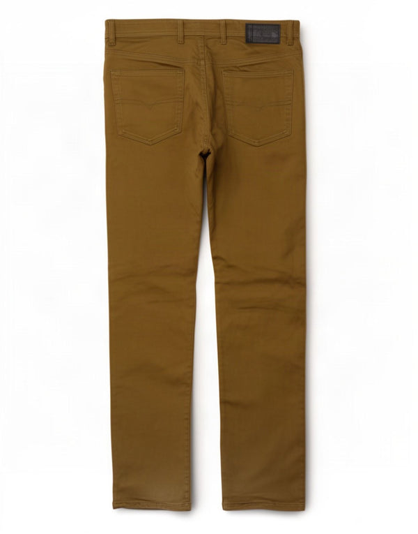 Diesel Pantalones Casuales Slim Para Hombre W32 L31 Algodón Caqui