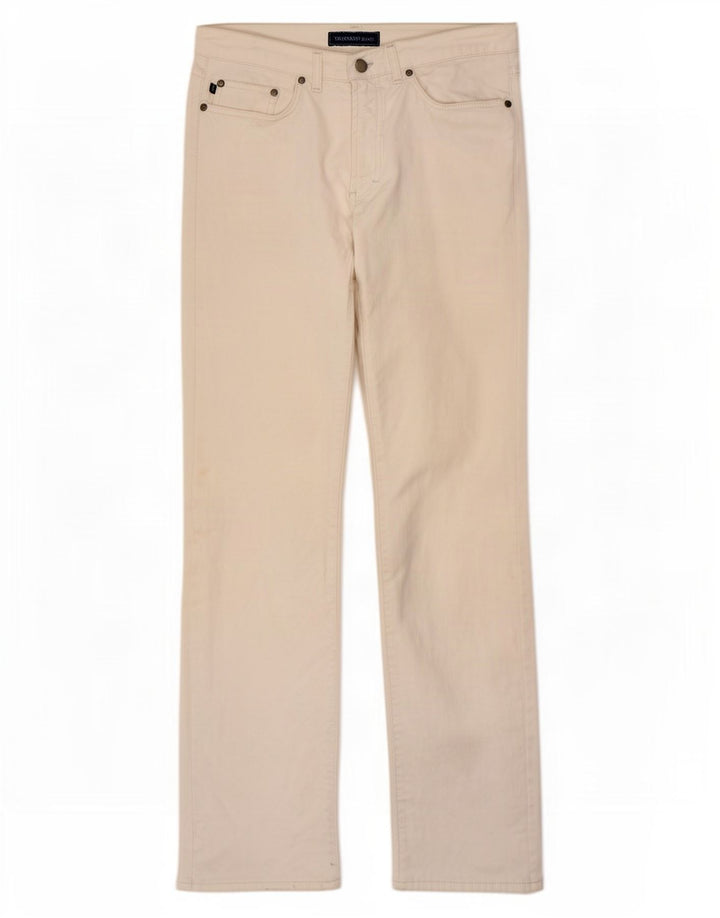 Vaqueros Hombre Trussardi Rectos W33 L33 Blanco Algodón