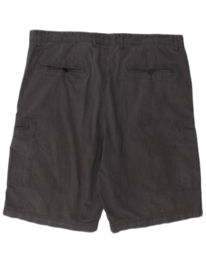 Marks & Spencer Pantalones cortos tipo cargo para hombre W38 XL Algodón gris