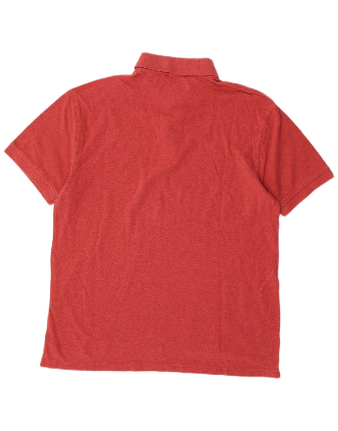 Polo Tommy Hilfiger para hombre de algodón rojo grande