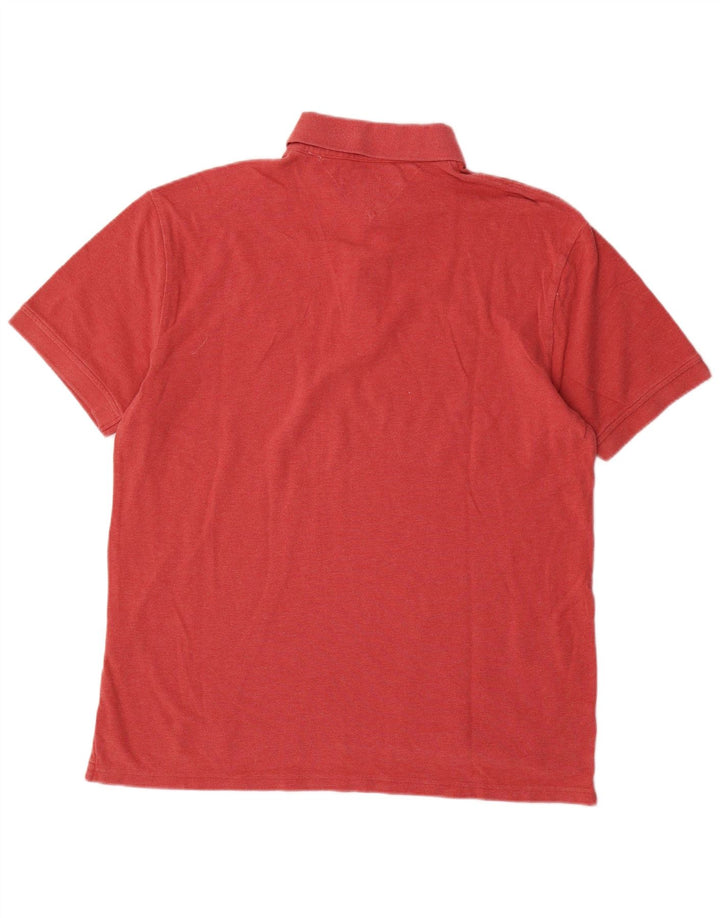 Polo Tommy Hilfiger para hombre de algodón rojo grande