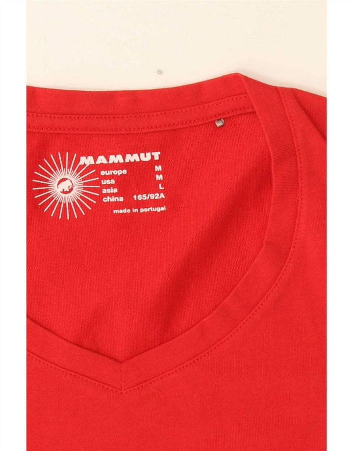 Mammut Camiseta gráfica para mujer Top UK 44 Medium Red