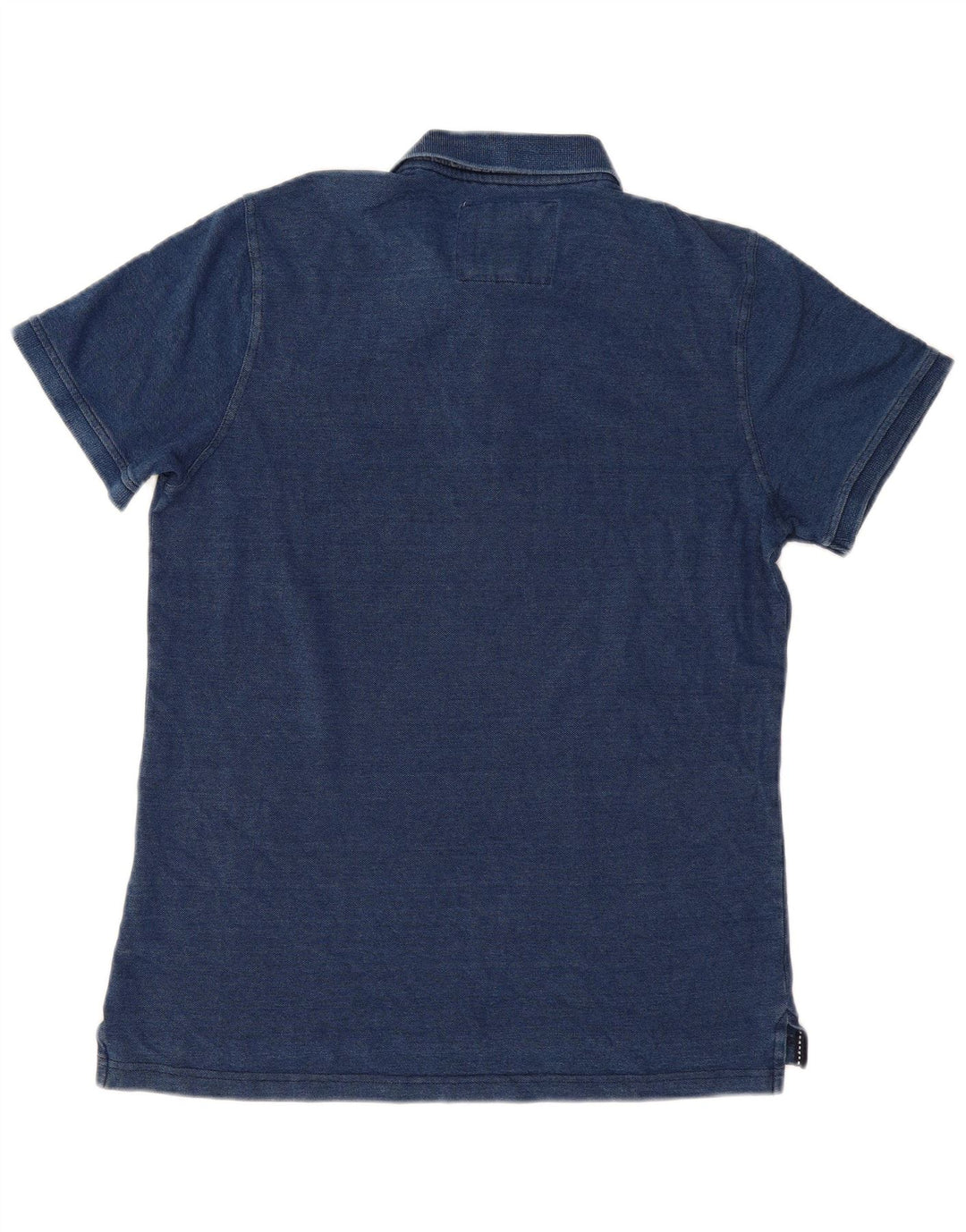 Crew Clothing Polo para hombre Algodón azul marino mediano