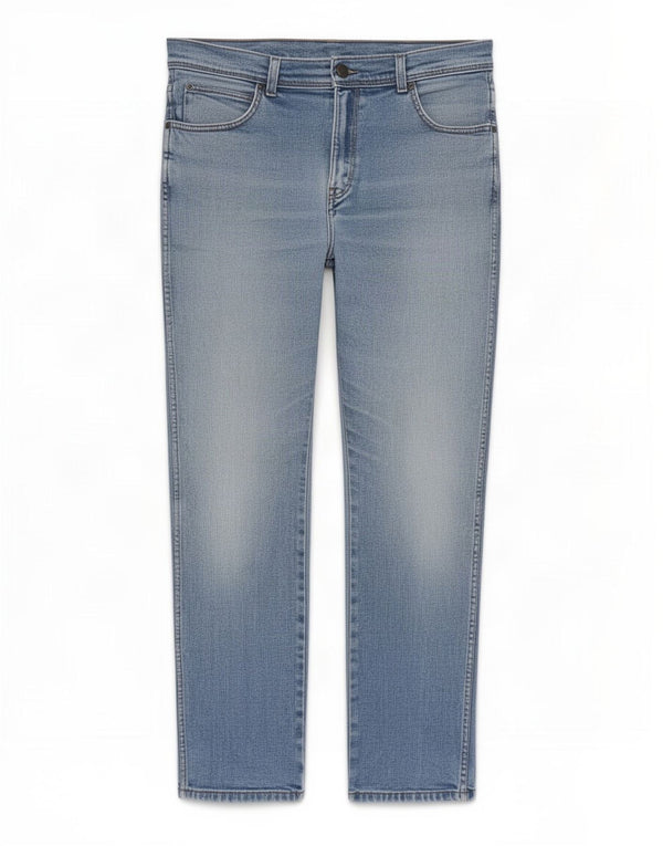 Wrangler Vaqueros rectos de corte regular para hombre W36 L32 Algodón azul