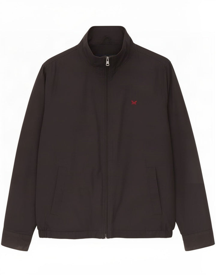 Crew Clothing Chaqueta bomber para hombre UK 38 Mediana Algodón negro