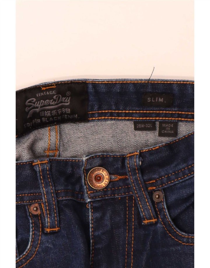 Vaqueros Superdry Corporal Slim W28 L28 Azul Marino