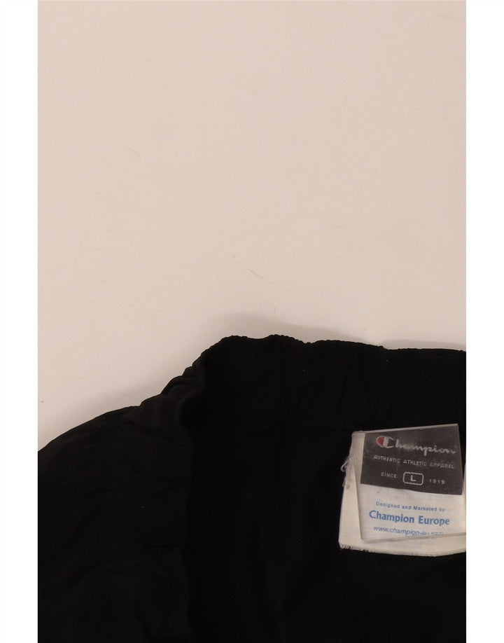 Champion Bañador para hombre, talla grande, poliamida negra