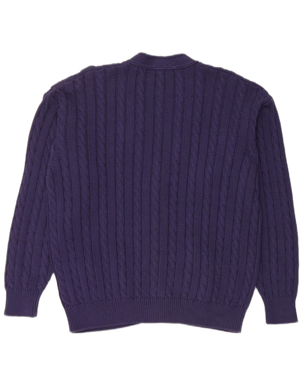 Sevres Cárdigan para hombre IT 50 Medium Azul marino Algodón
