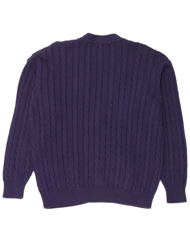 Sevres Cárdigan para hombre IT 50 Medium Azul marino Algodón