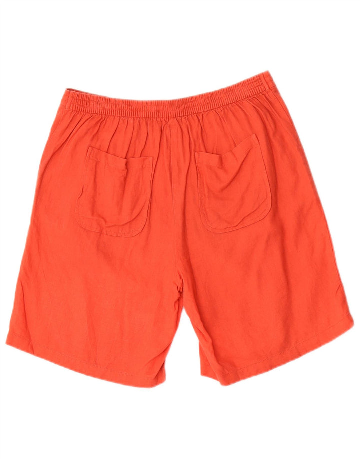 Marks & Spencer Pantalones Cortos Casuales para Mujer W28 Medio Rojo