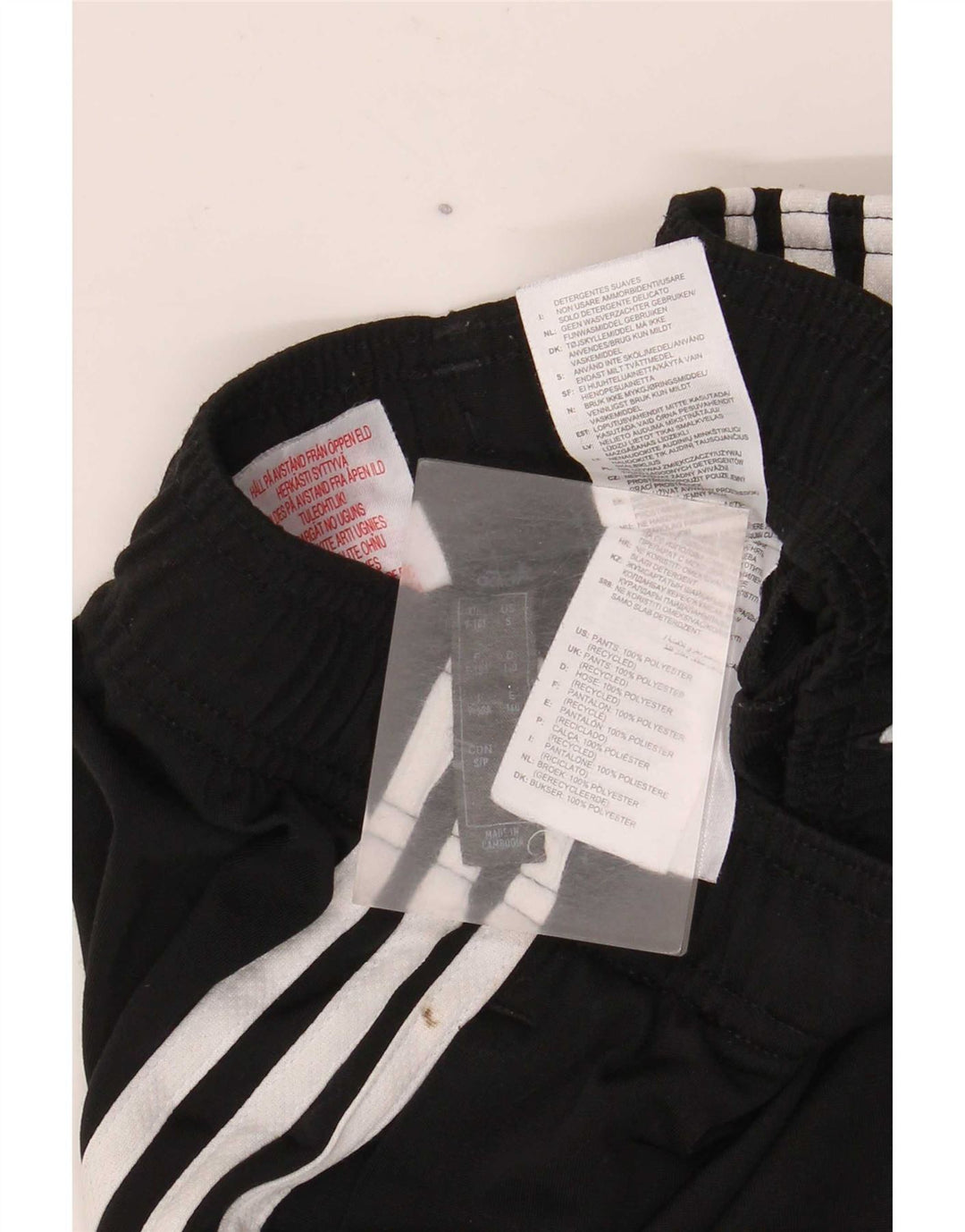 Adidas Pantalones de chándal para niño Joggers 9-10 años Negro Poliéster