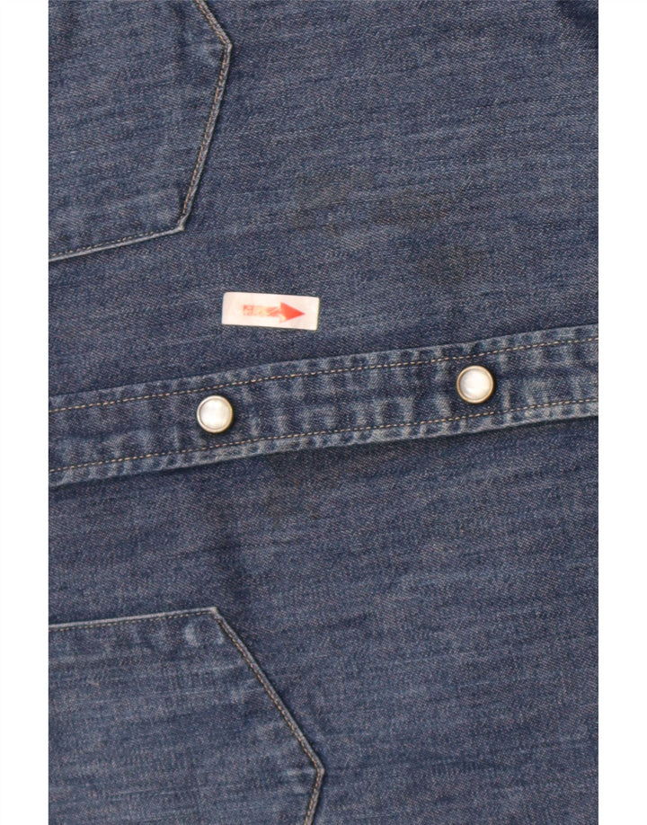 Camisa vaquera Levi's para hombre, talla grande, azul