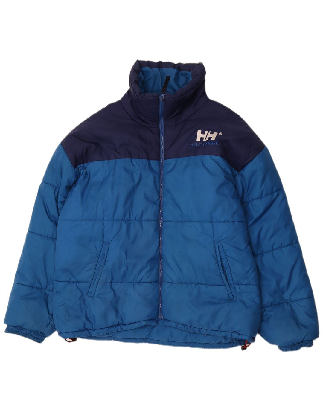 Helly Hansen Chaqueta acolchada para hombre UK 42 XL Nylon color block azul