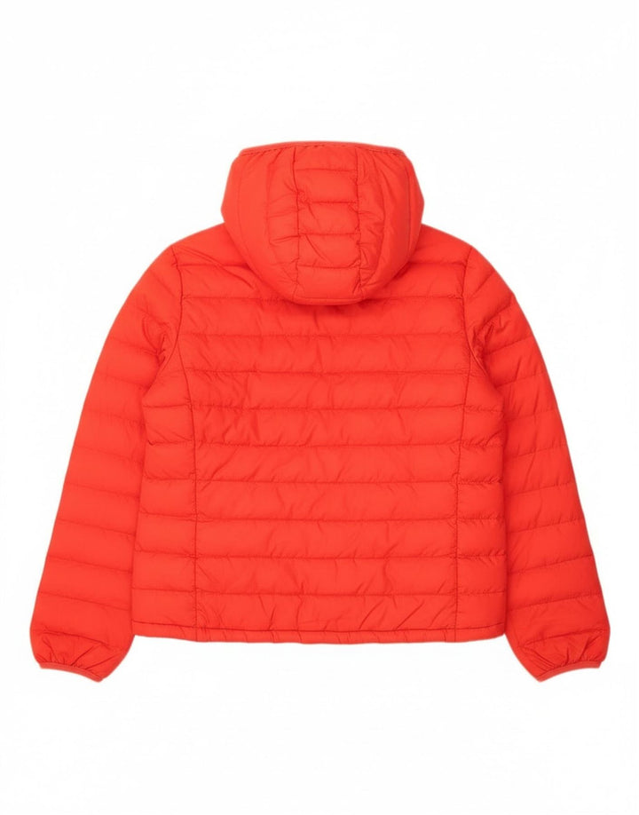 Levi's Chaqueta acolchada con capucha para mujer UK 46 Poliéster rojo grande
