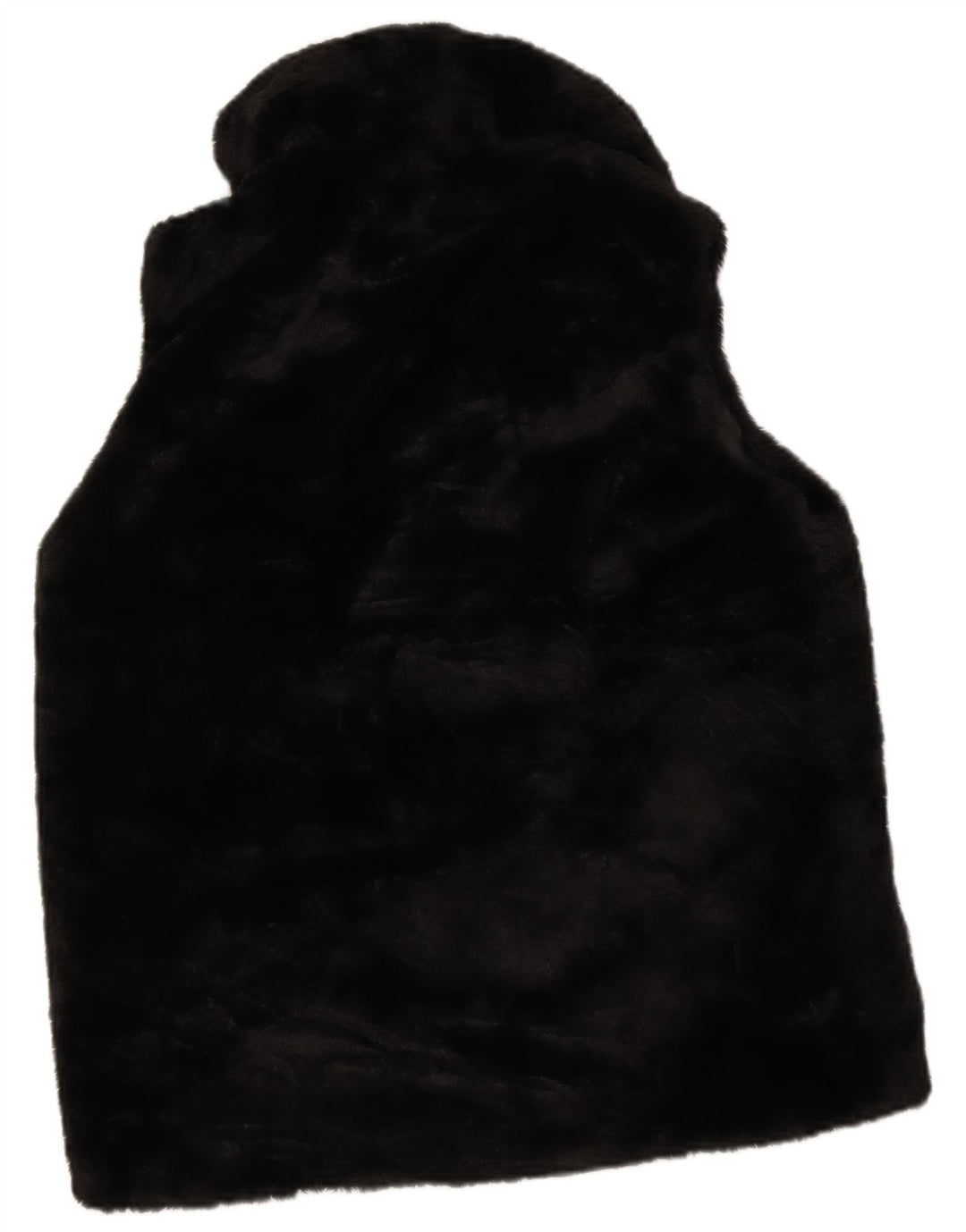 M&Co Chaleco de piel sintética para mujer UK 40 Mediano Poliéster negro