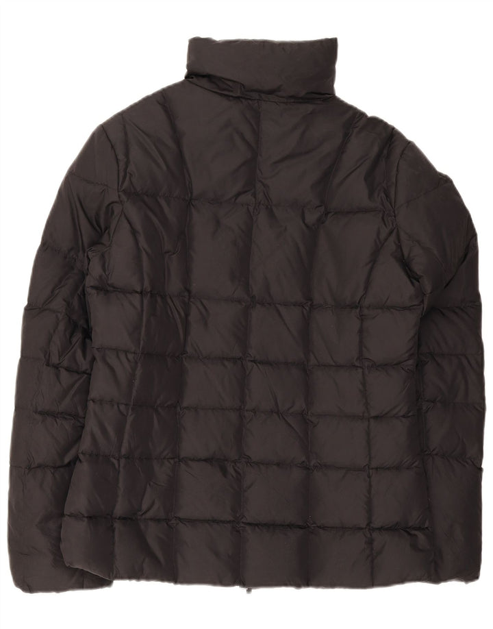 Benetton Chaqueta Acolchada Mujer ES 44 Mediana Nylon Negro