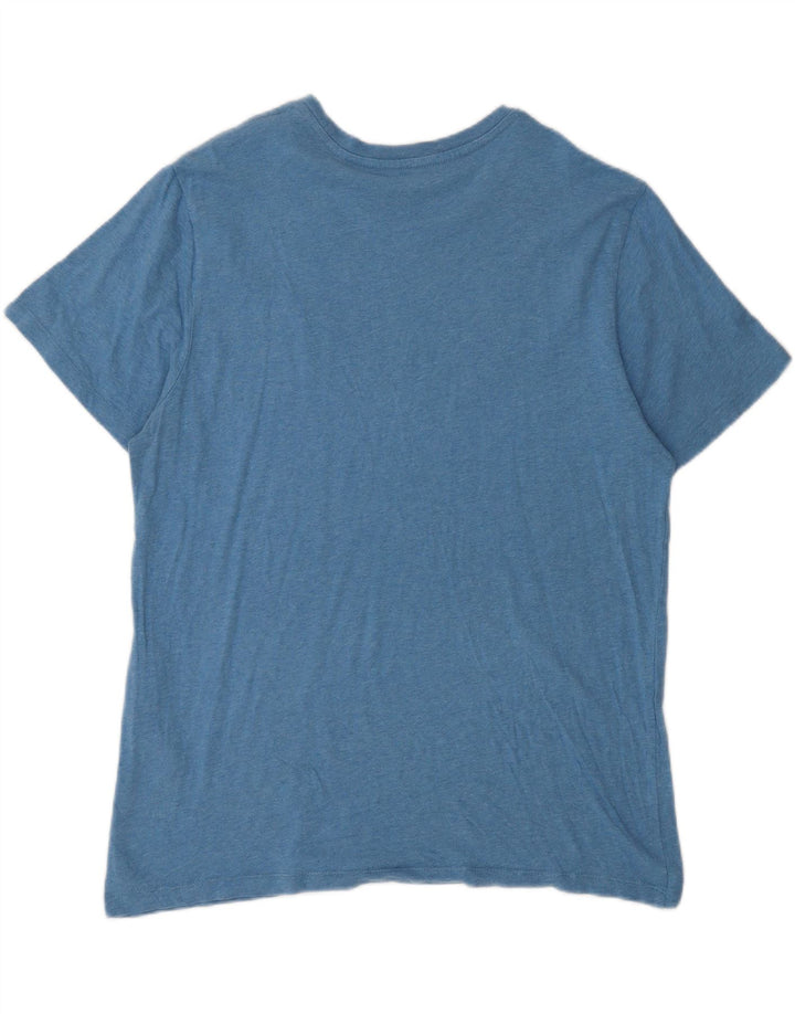 Levi's Camiseta gráfica para hombre Top grande de algodón azul