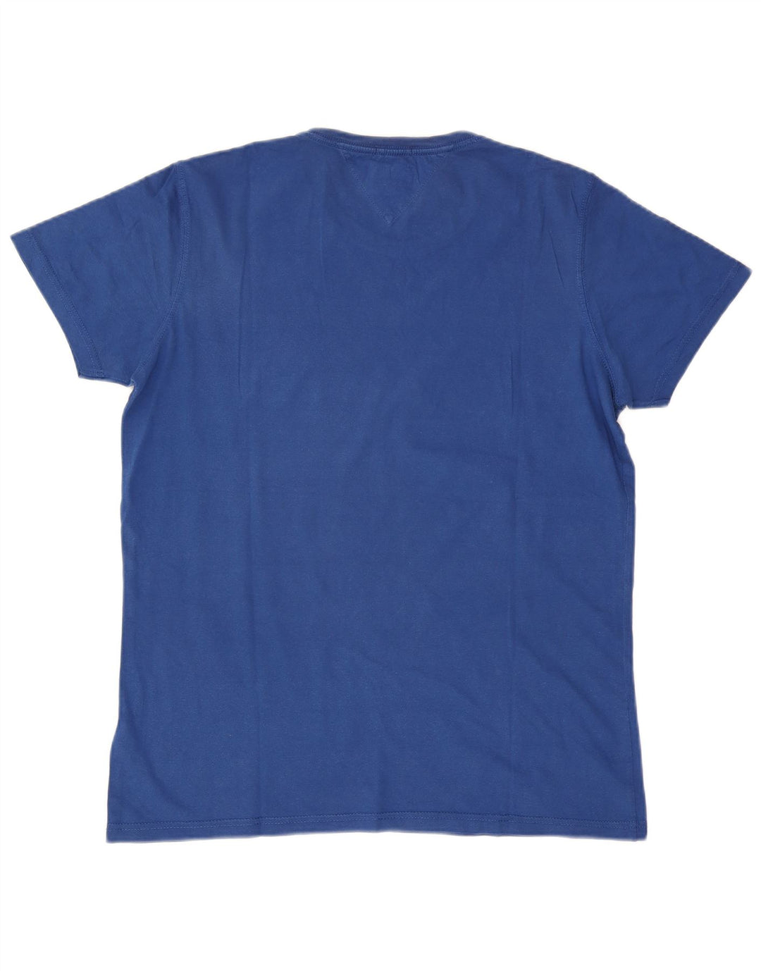 Tommy Hilfiger Camiseta gráfica para hombre Top XL Algodón azul