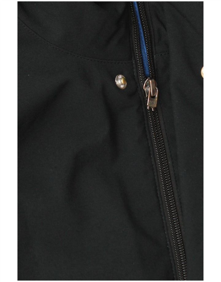 Hugo Boss Chaqueta Bomber con Capucha para Niños 13-14 Años Pequeña Poliéster Negro