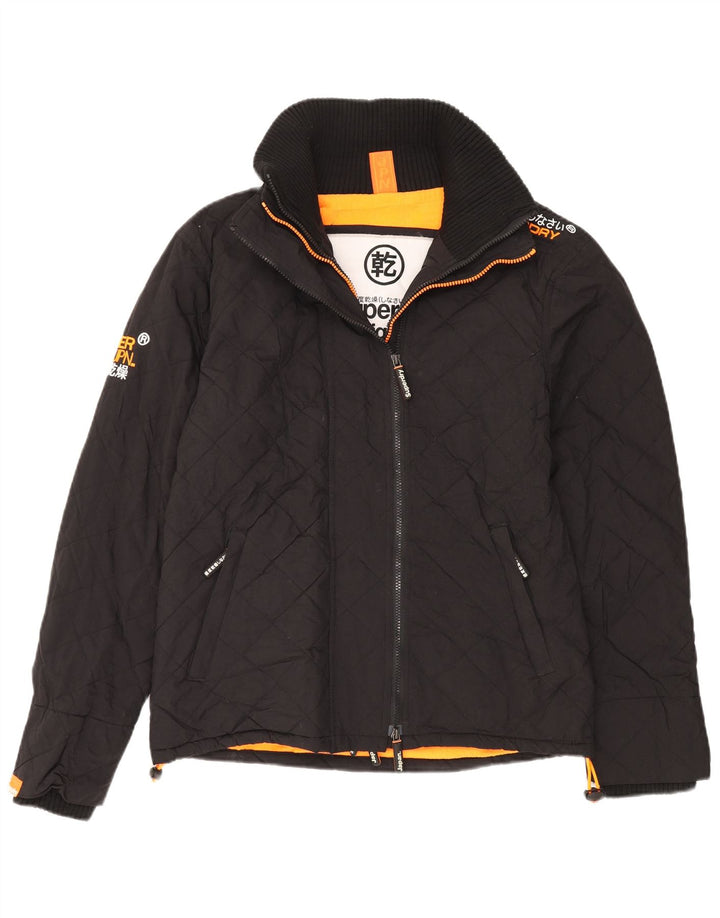 Superdry Chaqueta Cortavientos The Windcheater para Mujer UK 46 Grande Negro