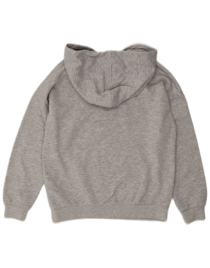Fila Jersey con capucha extragrande para mujer Reino Unido 10 Pequeño poliéster gris