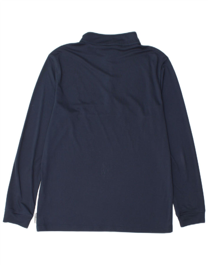 Dkny Hombre Top De Chándal Con Cremallera Y Cuello En Bloque De Color Azul Marino Pequeño