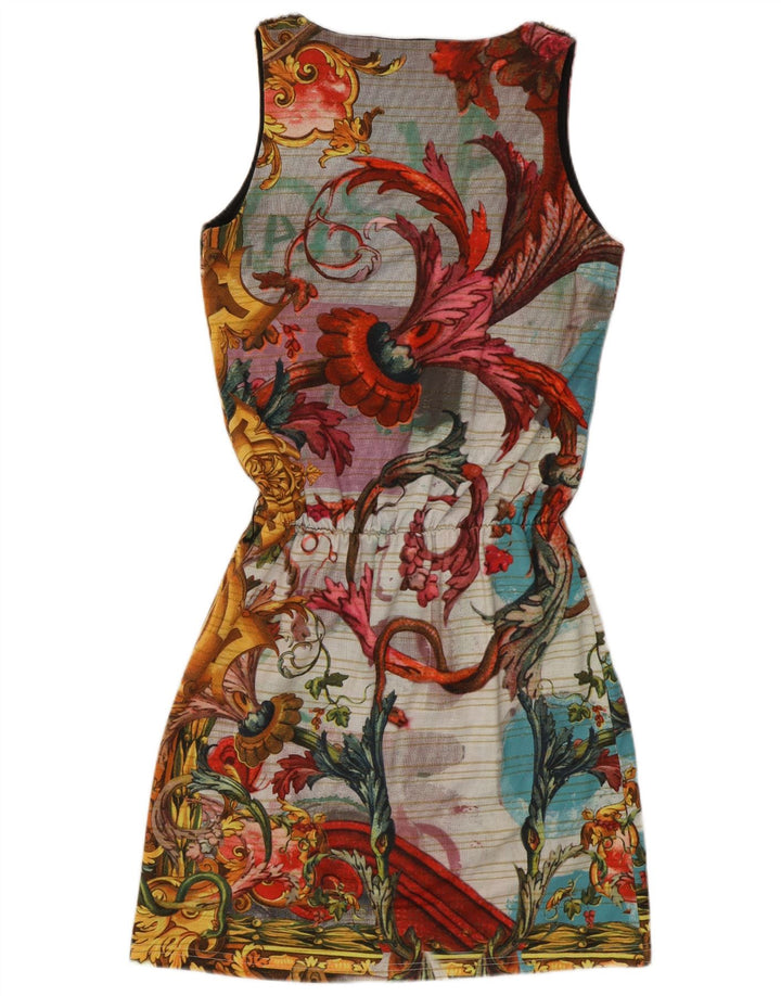 Desigual Vestido básico sin mangas para mujer UK 10 Small Multicolor Floral