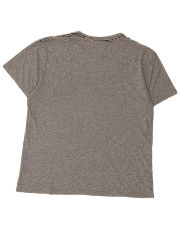 Gant Camiseta Gráfica para Hombre Top Grande Gris Algodón
