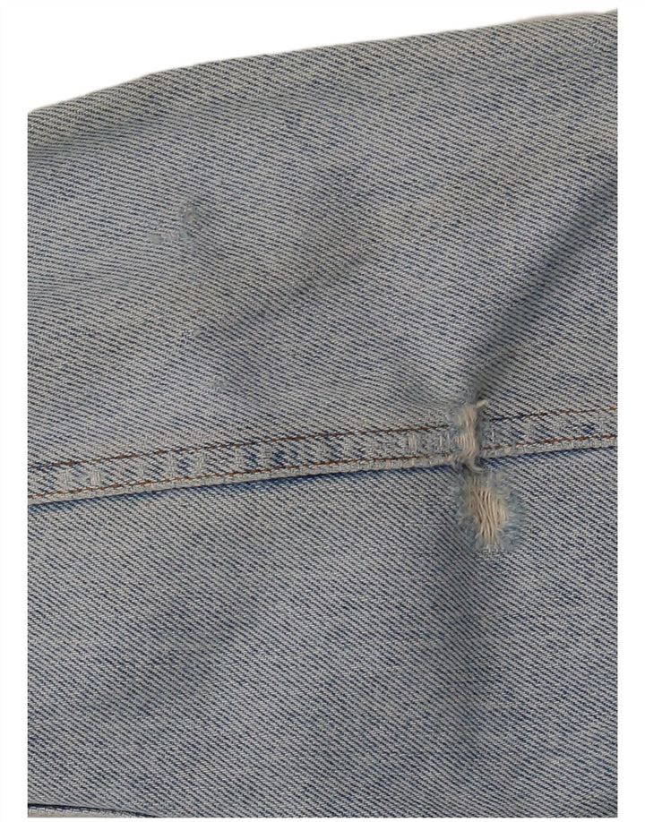 CHARRO Chaqueta vaquera extragrande para mujer UK 10 Small Blue Cotton