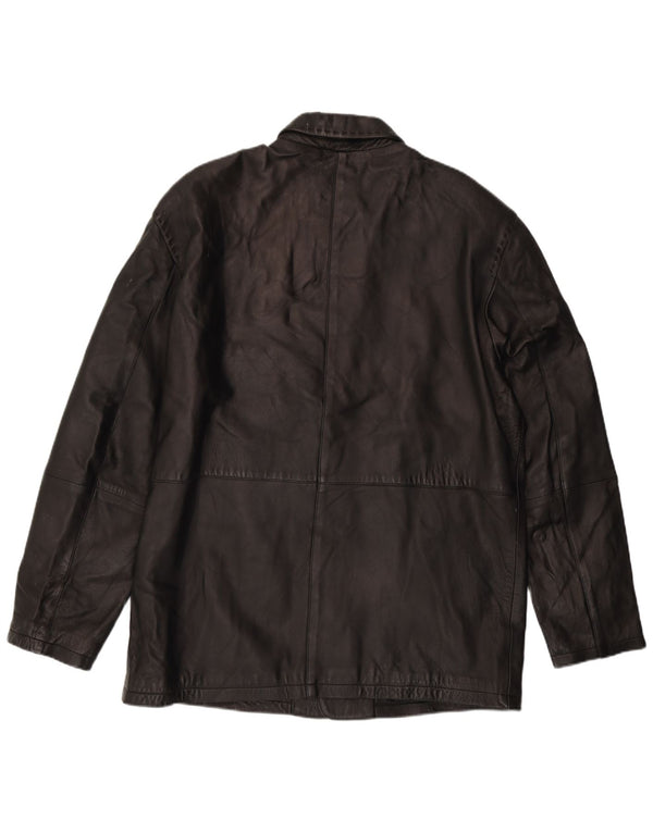 Kartel Chaqueta de cuero para hombre UK 42 XL Cuero negro