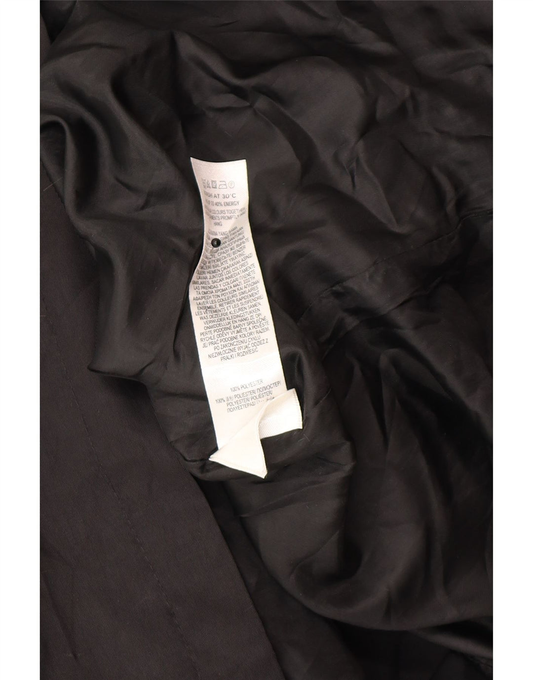 Marks & Spencer Gabardina para mujer UK 22 3XL Poliéster negro