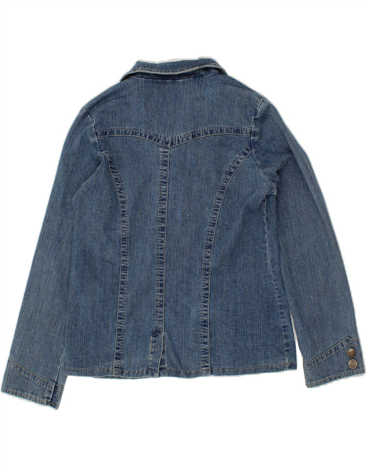 PACO Womens Denim Jacket UK 12 Medium Blue Cotton Vintage Paco and Second-Hand Paco from Messina Hembry 