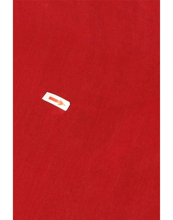 Cos Vestido básico de manga larga para mujer, corte holgado, EU 36, Cupro rojo pequeño