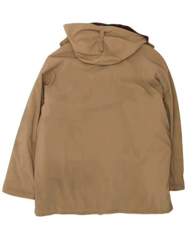 Champion Abrigo acolchado holgado con capucha para hombre UK 40 Large Polivinilo beige