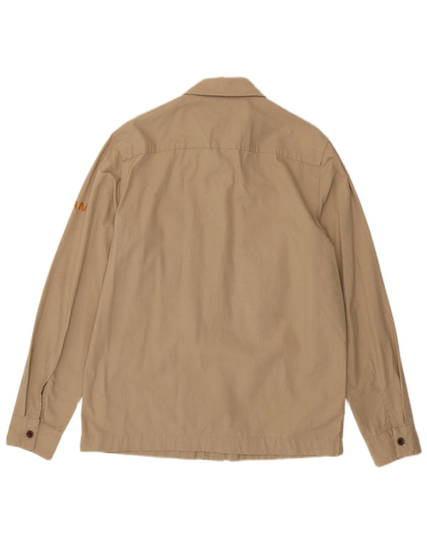 Timberland Hombre Earthkeepers Camisa De Ajuste Relajado Pequeño Algodón Beige