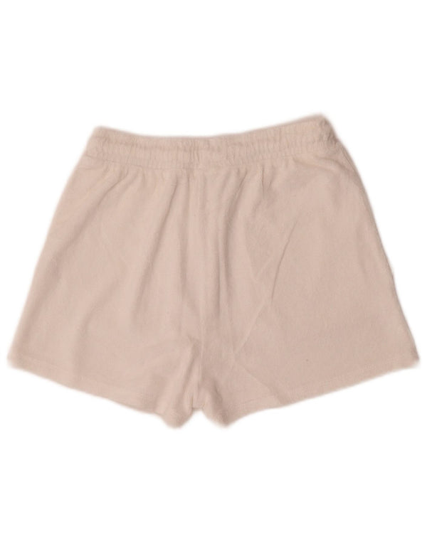 Zara Mujer Pantalones Cortos Deportivos UK 10 Small Blanco