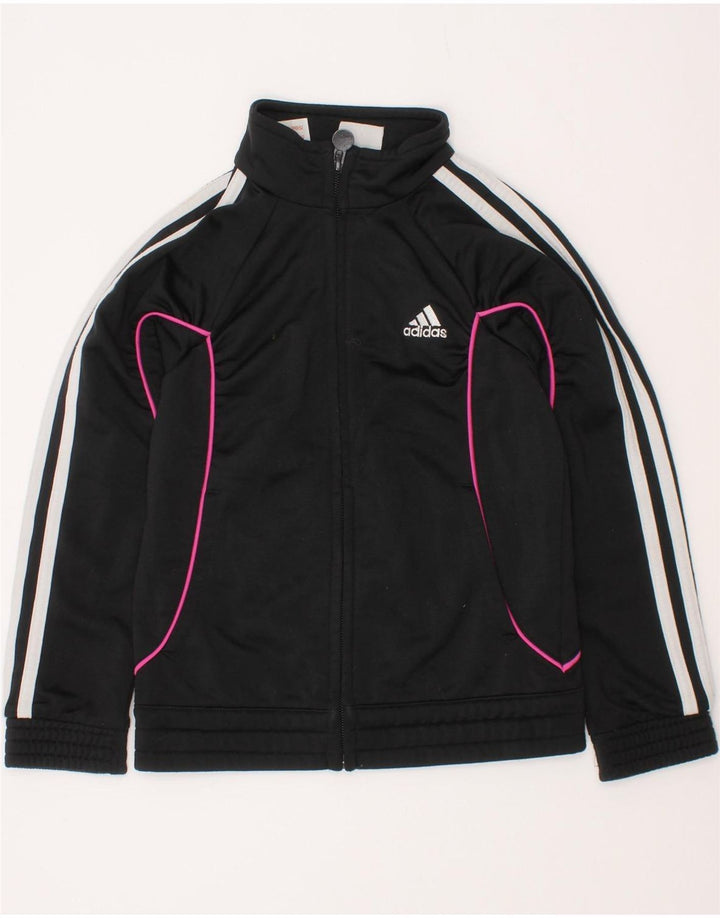 Adidas Chaqueta Chándal Niña 5-6 Años Negro Poliéster