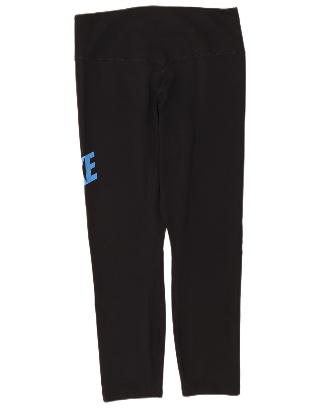 Nike Dri Fit Graphic Capri Leggings para mujer UK 12 Mediano Negro Poliéster