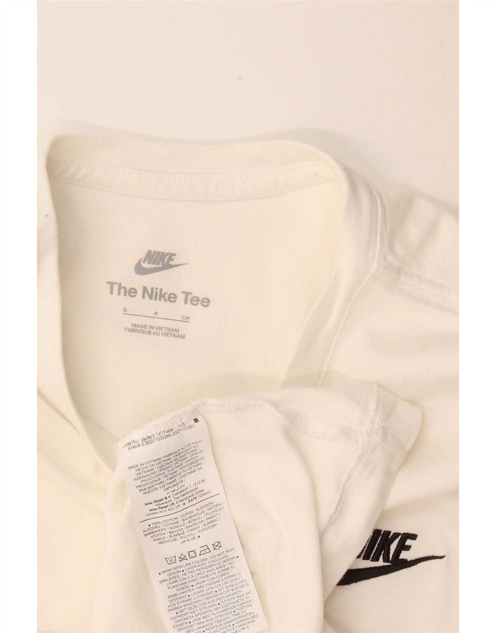 Camiseta Nike Hombre Top Small Off White Algodón
