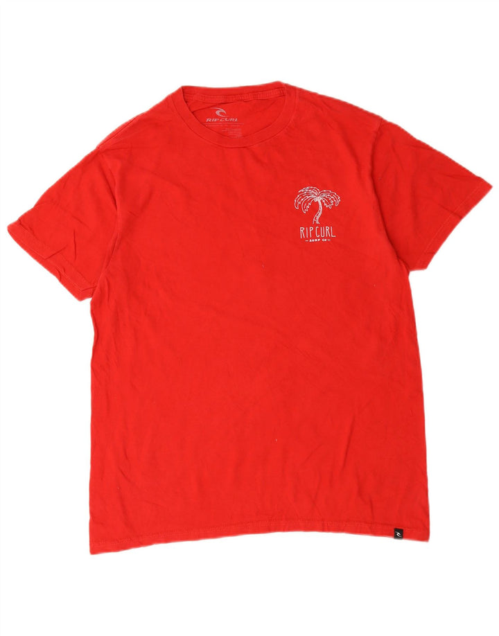 Rip Curl - Camiseta para hombre, color rojo medio, algodón