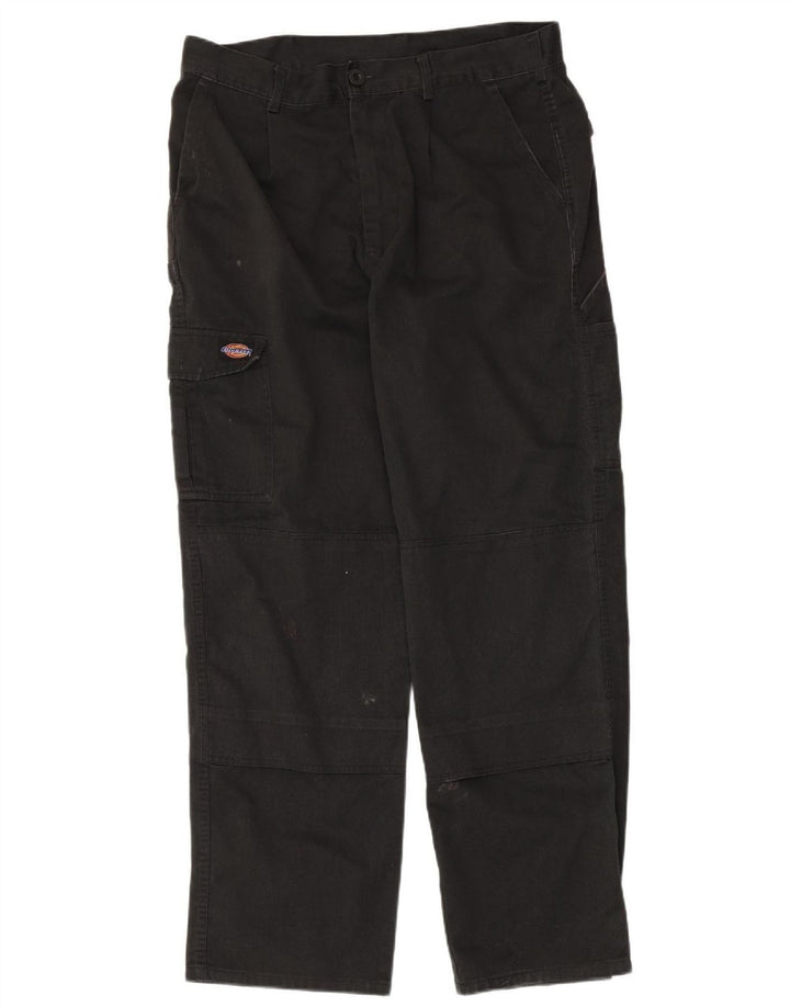 Dickies Pantalones cargo rectos Redhawk para hombre W36 L30 Poliéster negro